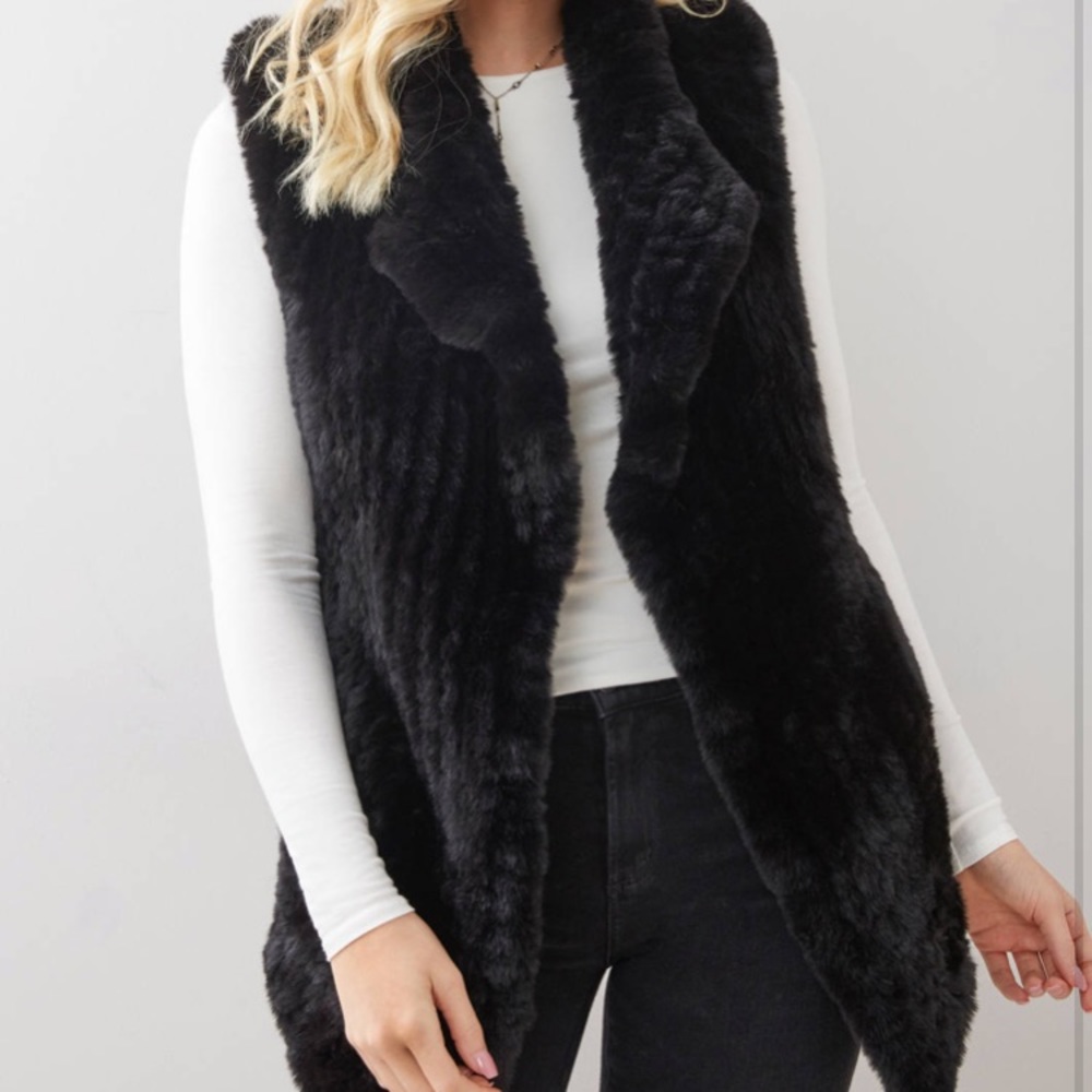Brand New Faux Fur Vest.